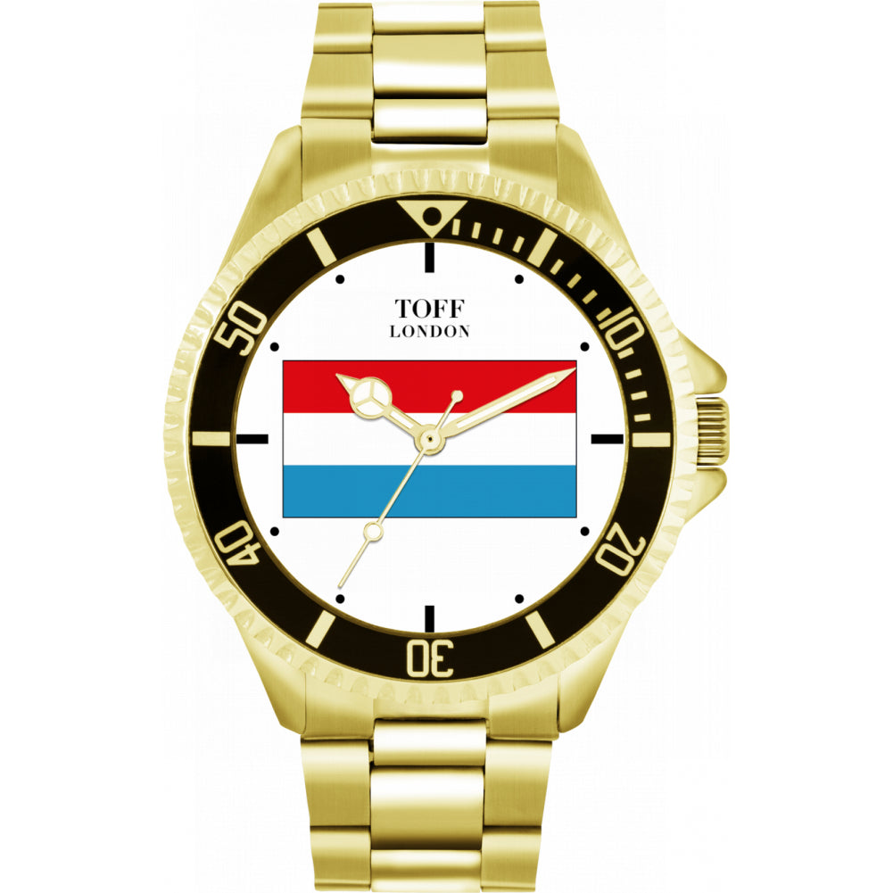 Mens Luxembourg Flag Watch