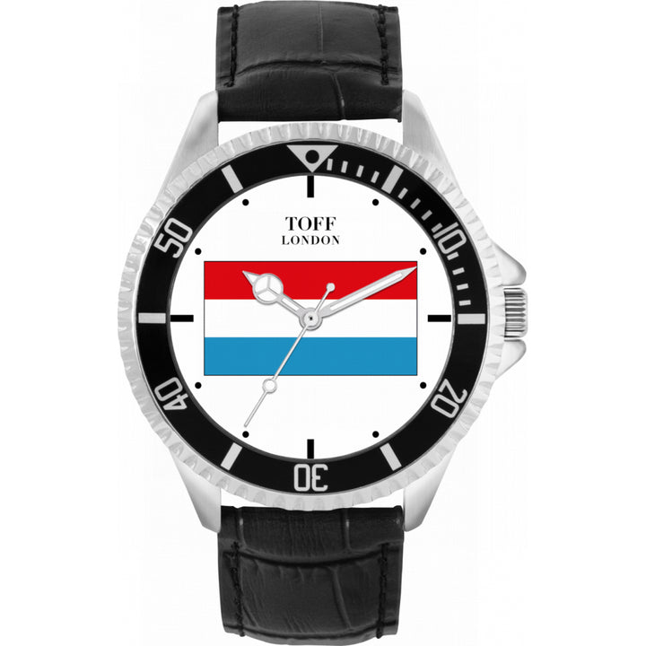 Mens Luxembourg Flag Watch