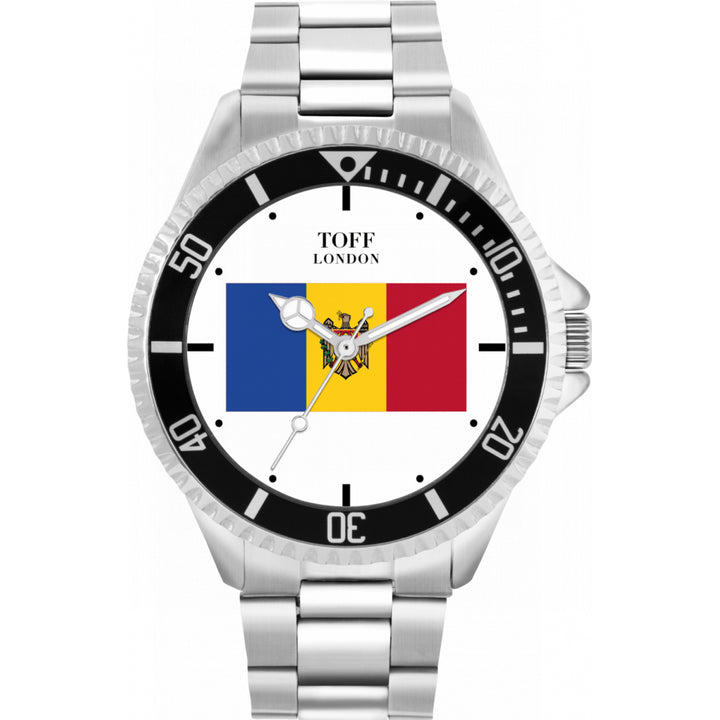 Mens Moldova Flag Watch
