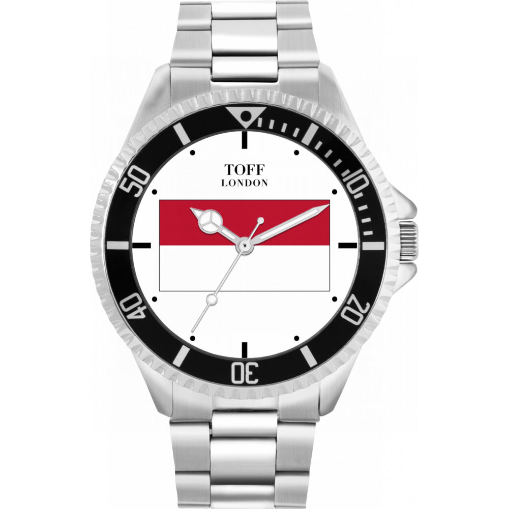 Mens Monaco Flag Watch