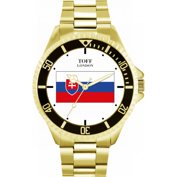 Mens Slovakia Flag Watch