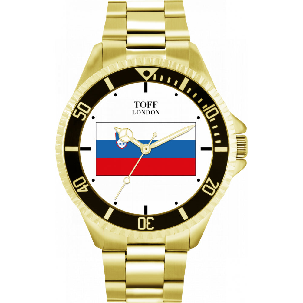 Mens Slovenia Flag Watch