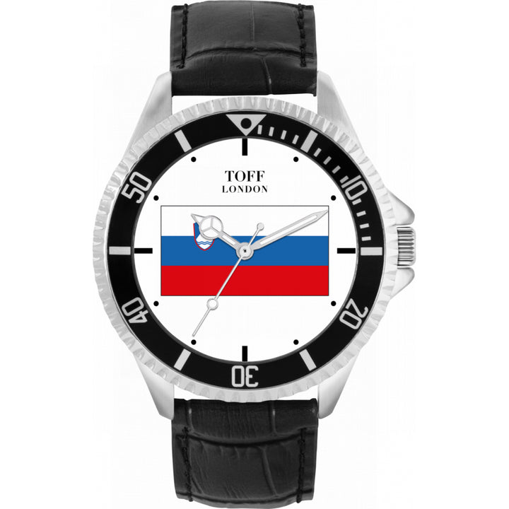 Mens Slovenia Flag Watch