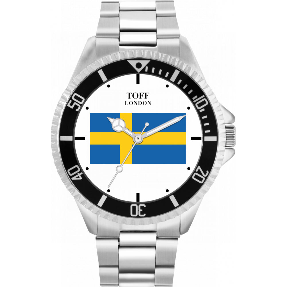 Mens Sweden Flag Watch