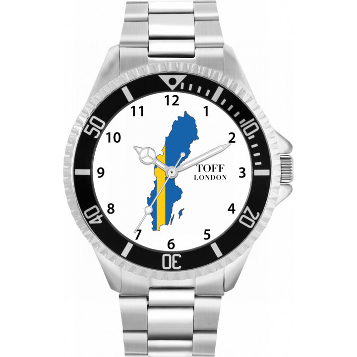 Mens Sweden Flag Watch