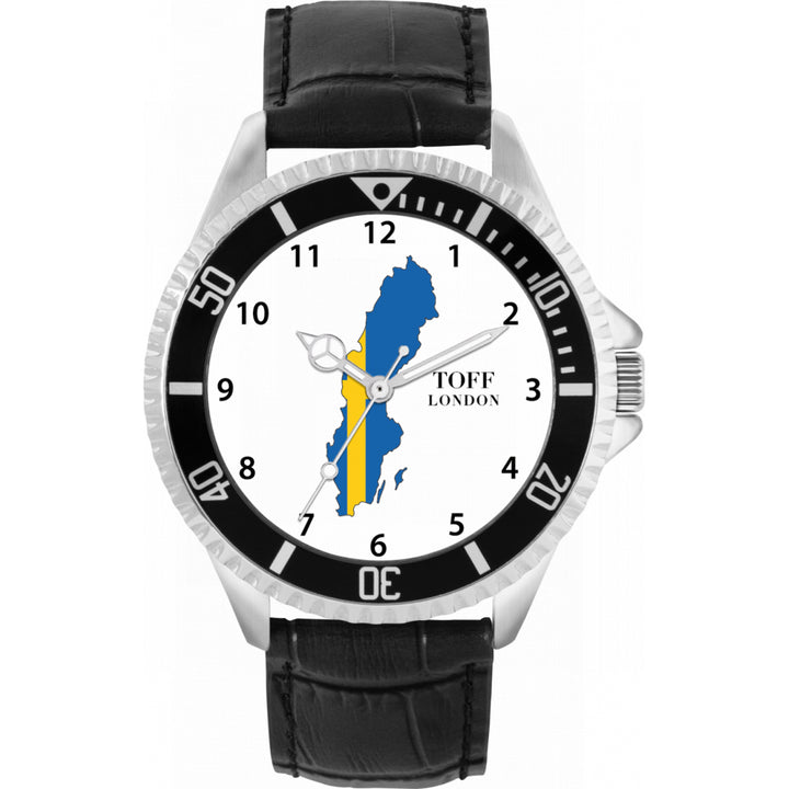 Mens Sweden Flag Watch