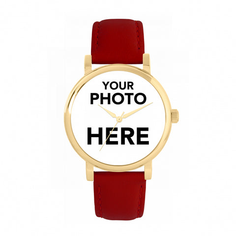 Ladies Personalised Photo Gift Watch