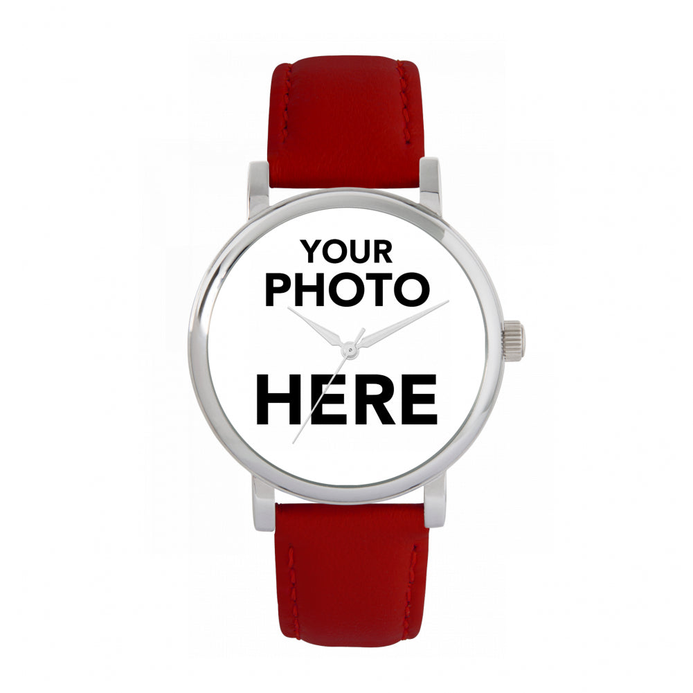 Ladies Personalised Photo Engraved Gift Watch