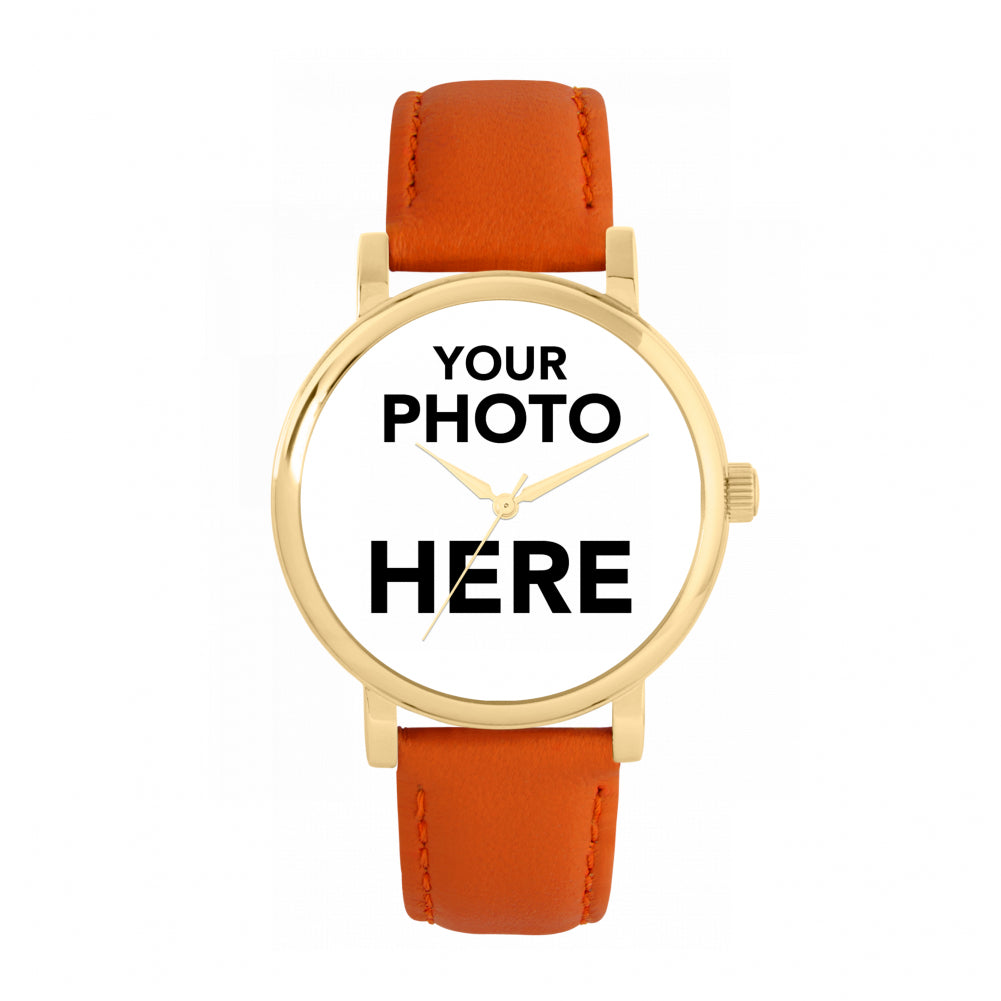 Ladies Personalised Photo Engraved Gift Watch