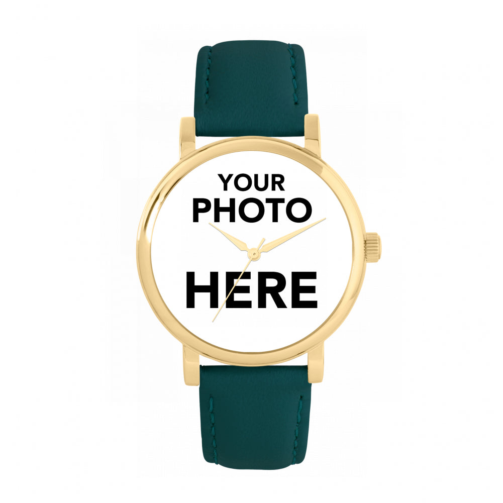 Ladies Personalised Photo Engraved Gift Watch