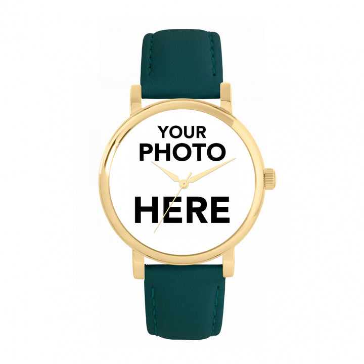 Ladies Personalised Photo Engraved Gift Watch