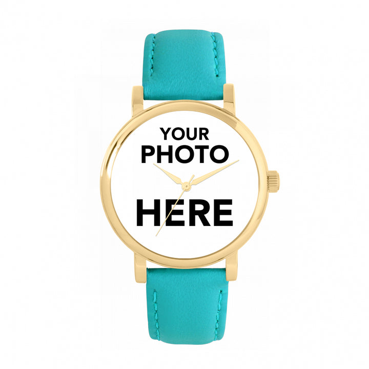 Ladies Personalised Photo Engraved Gift Watch