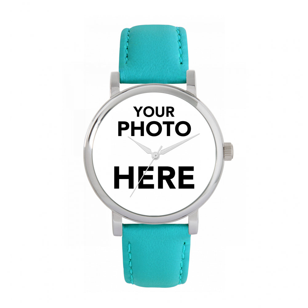 Ladies Personalised Photo Engraved Gift Watch