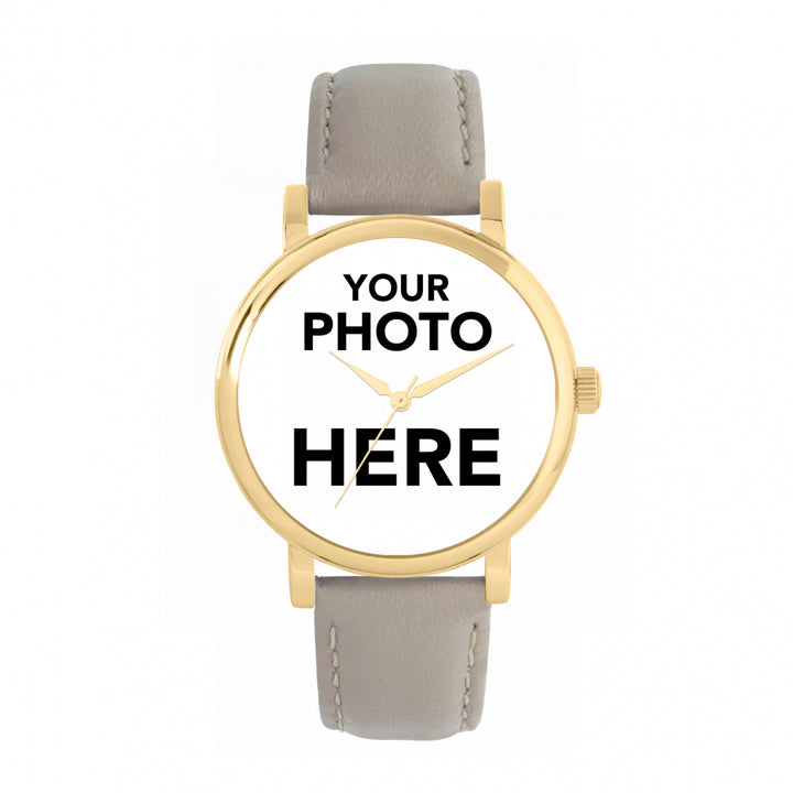 Ladies Personalised Photo Engraved Gift Watch