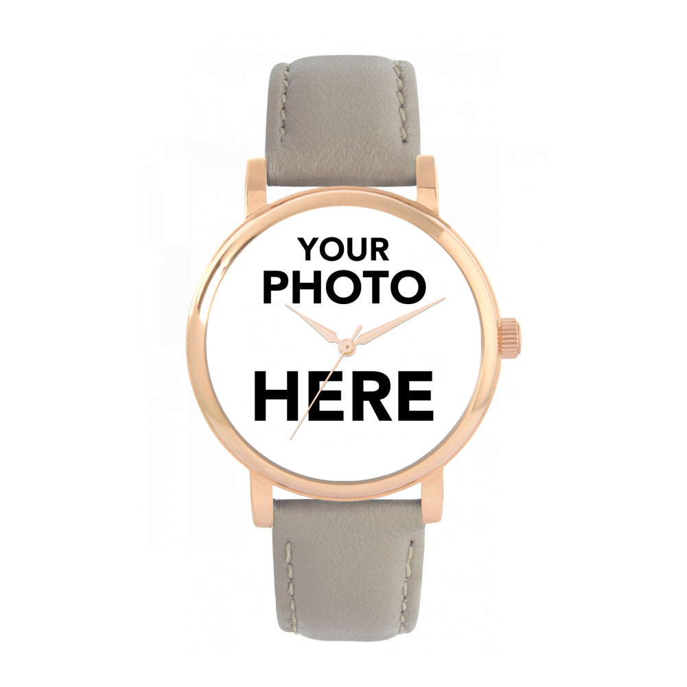 Ladies Personalised Photo Engraved Gift Watch