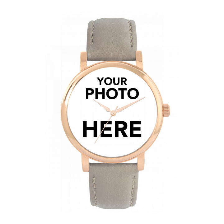 Ladies Personalised Photo Engraved Gift Watch