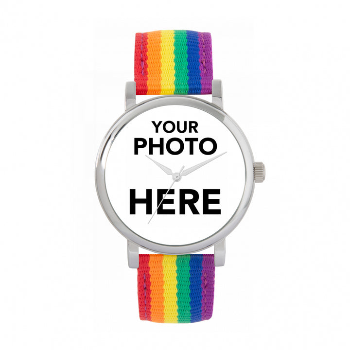 Ladies Personalised Photo Engraved Gift Watch