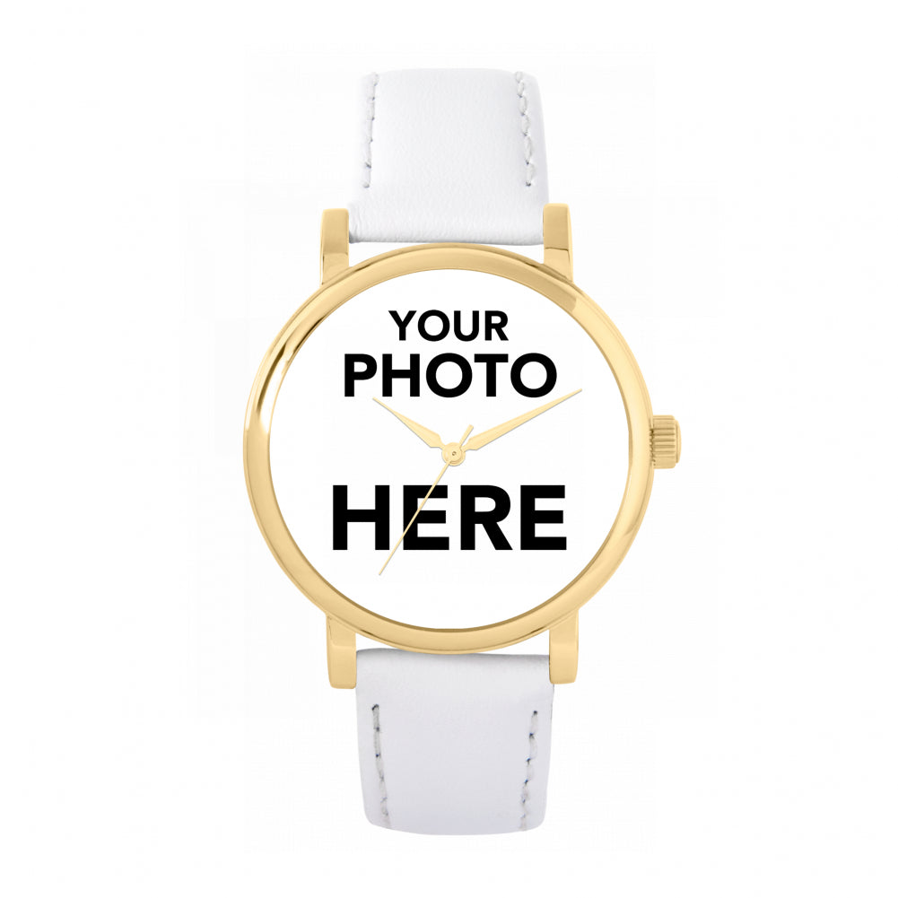 Ladies Personalised Photo Engraved Gift Watch