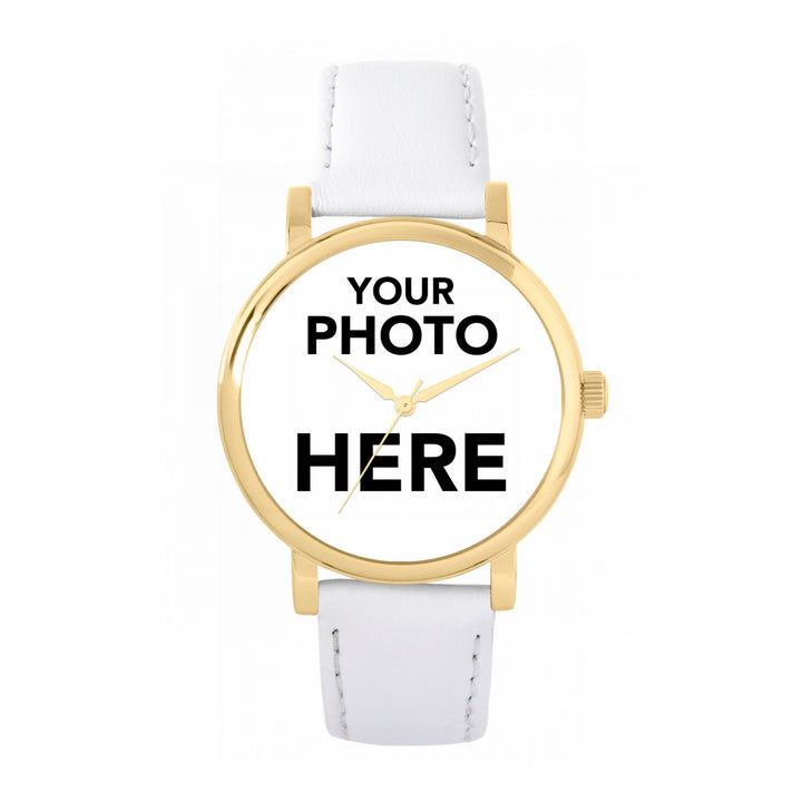Ladies Personalised Photo Engraved Gift Watch