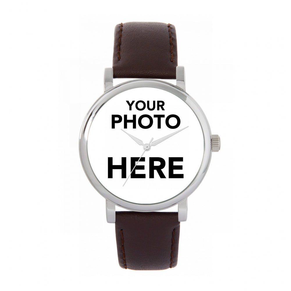 Ladies Personalised Photo Engraved Gift Watch
