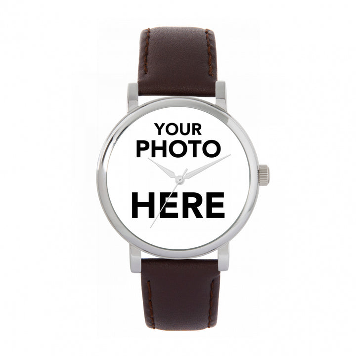 Ladies Personalised Photo Engraved Gift Watch