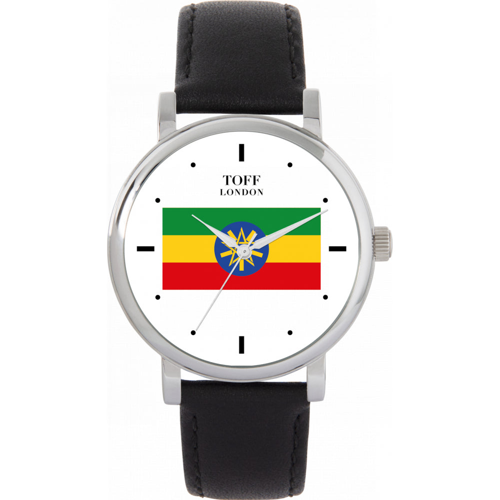 Ladies Ethiopia Flag Watch