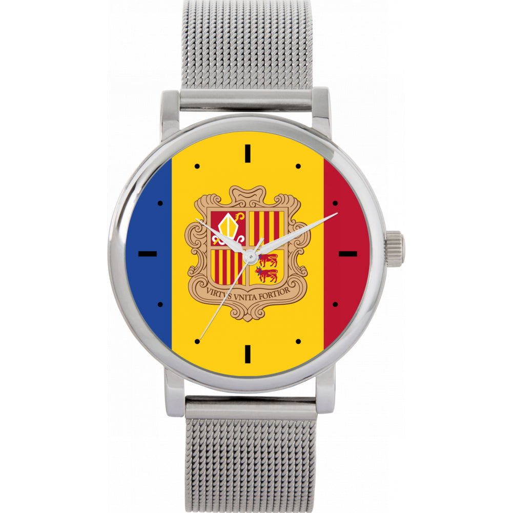 Ladies Andorra Flag Watch