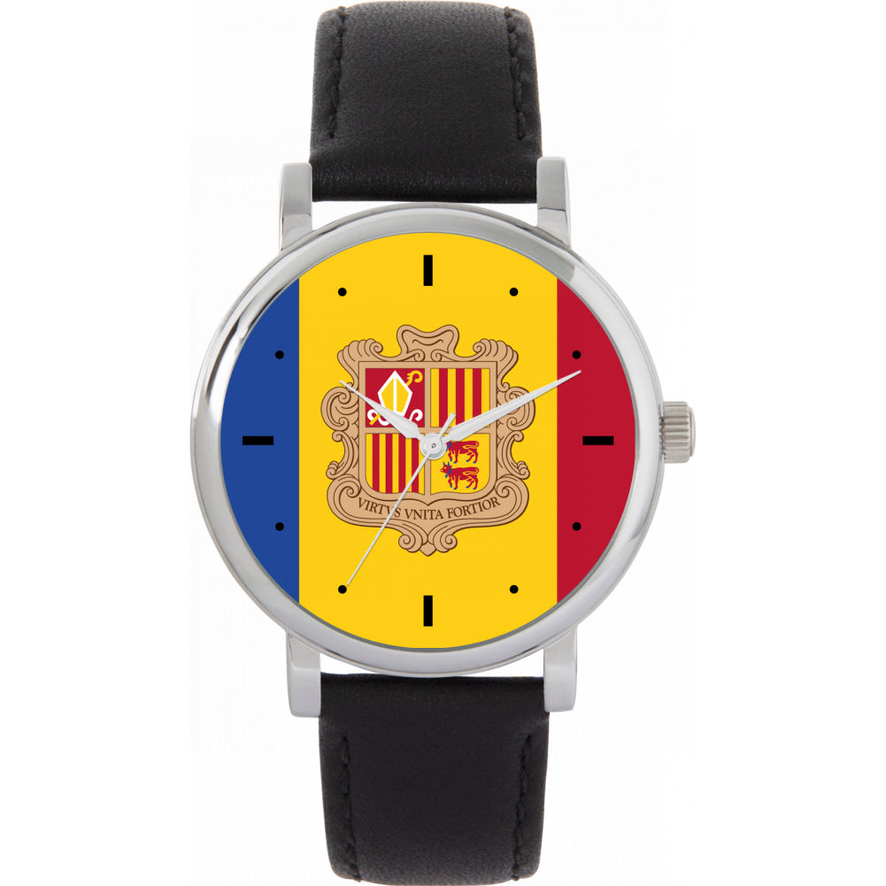 Ladies Andorra Flag Watch