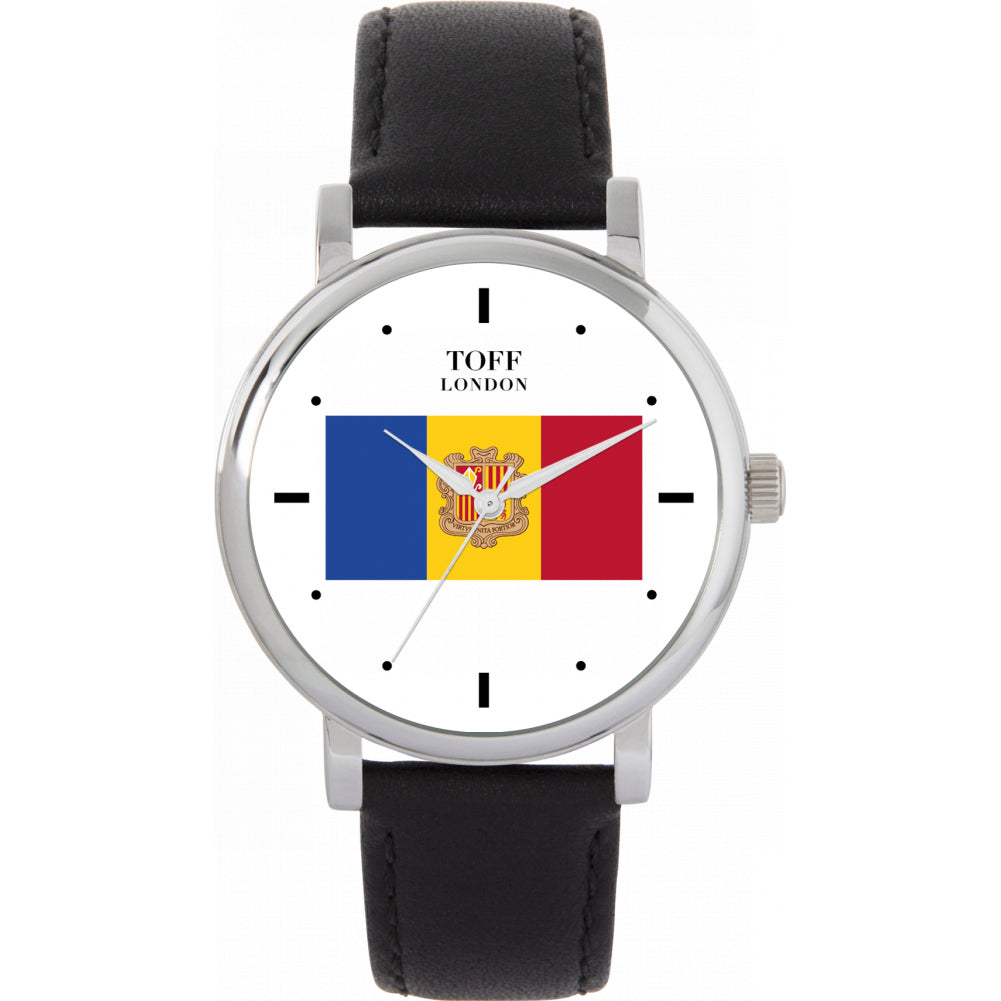 Ladies Andorra Flag Watch