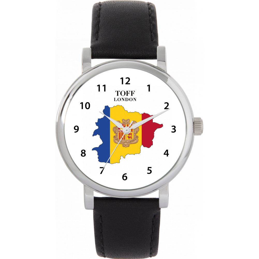 Ladies Andorra Flag Watch