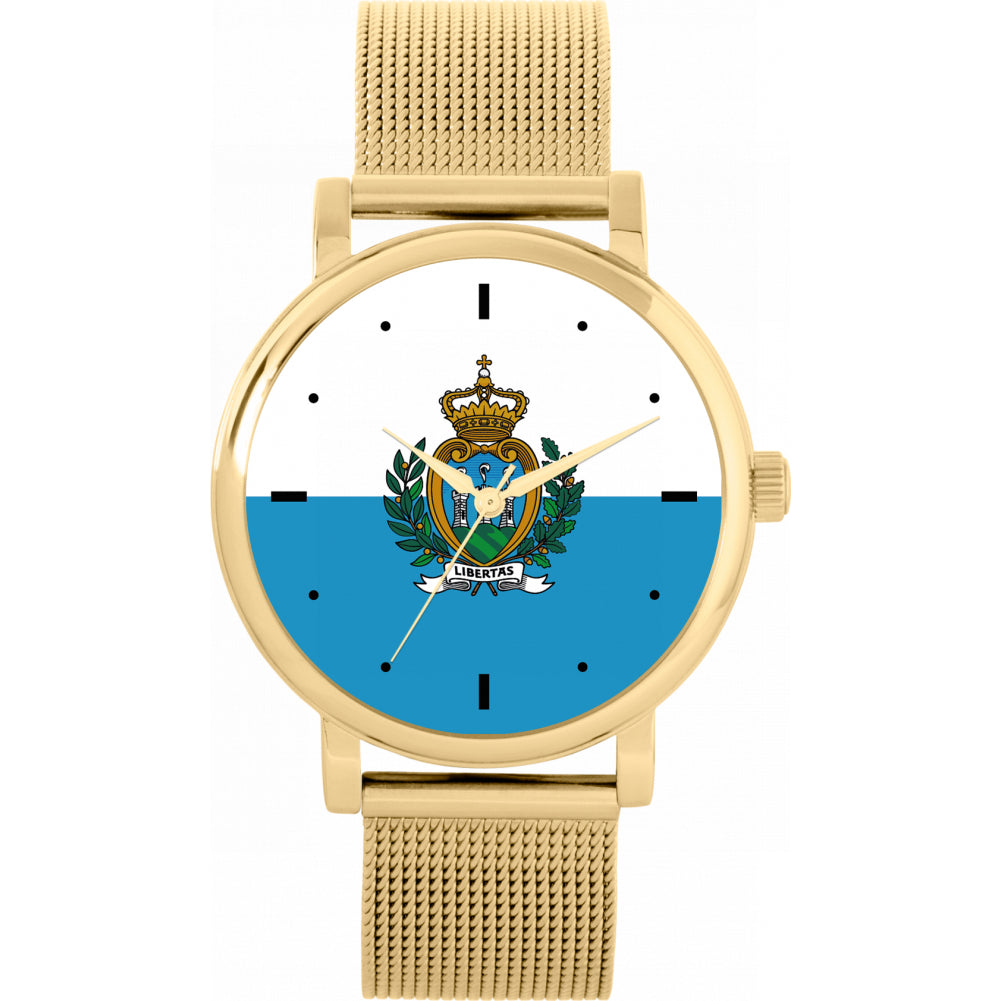 Ladies San Marino Flag Watch