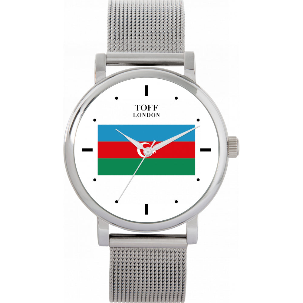 Ladies Azerbaijan Flag Watch