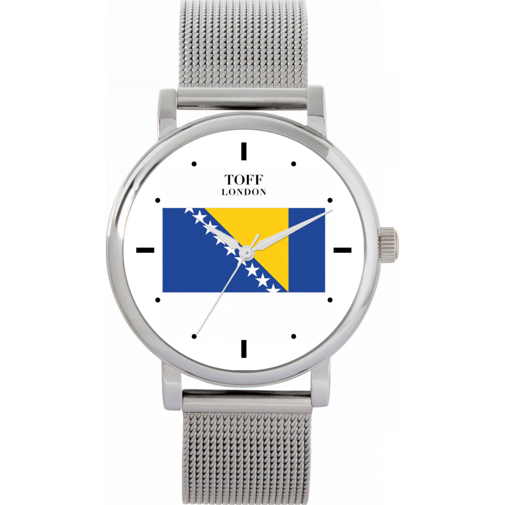 Ladies Bosnia and Herzegovina Flag Watch