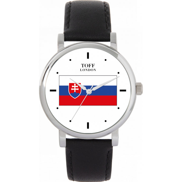 Ladies Slovakia Flag Watch