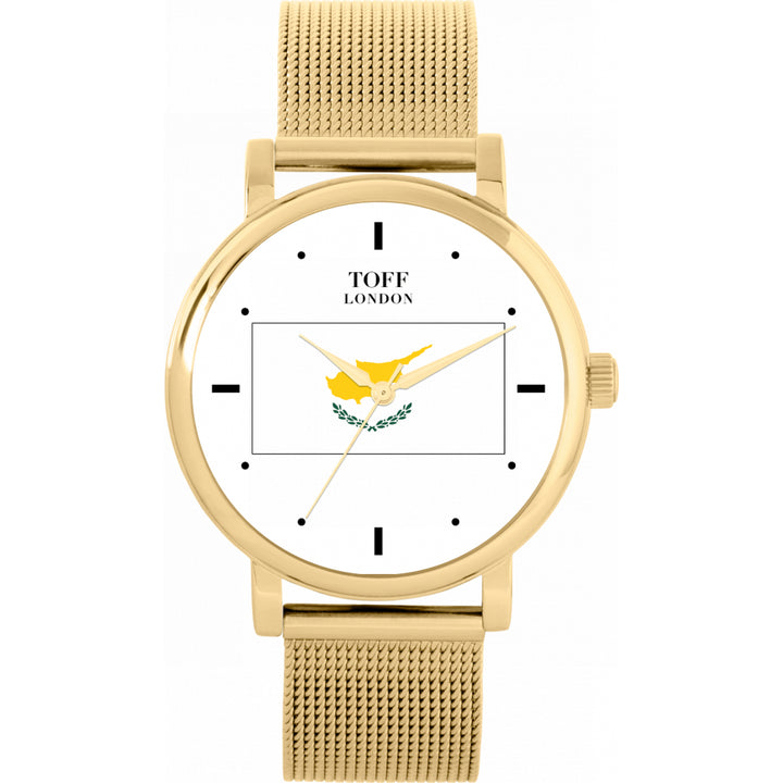 Ladies Cyprus Flag Watch