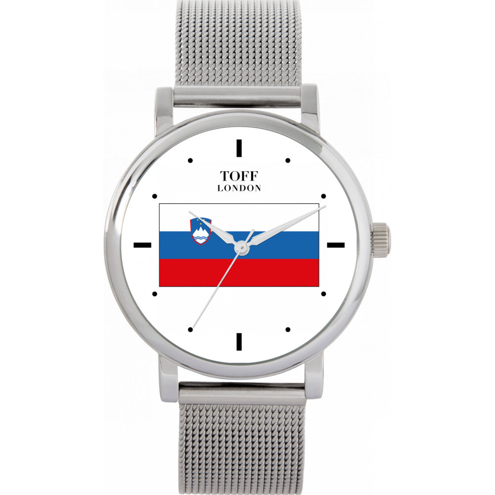 Ladies Slovenia Flag Watch
