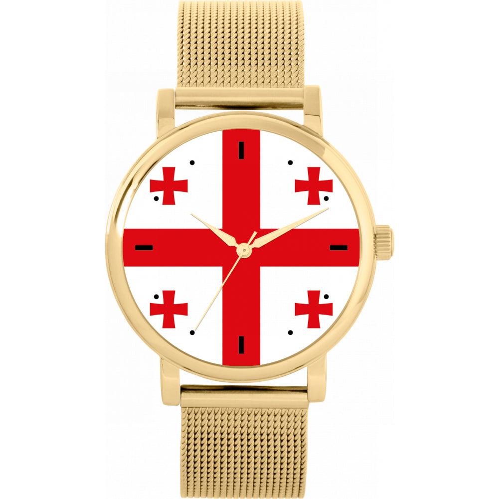 Ladies Georgia Flag Watch