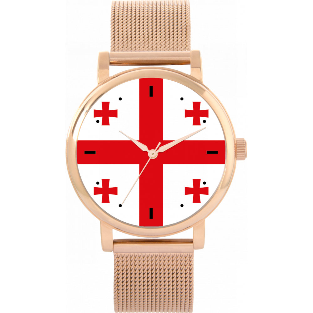 Ladies Georgia Flag Watch