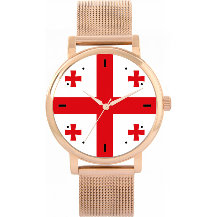 Ladies Georgia Flag Watch