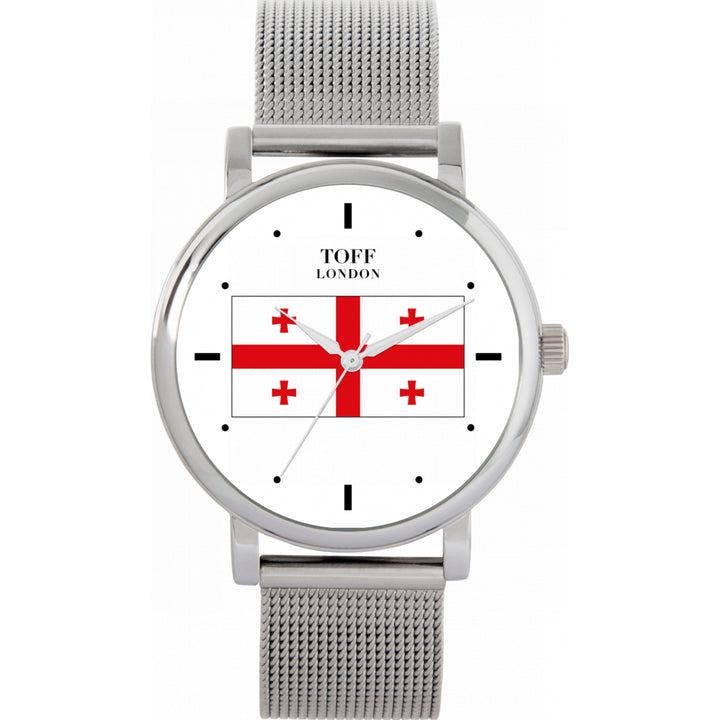 Ladies Georgia Flag Watch