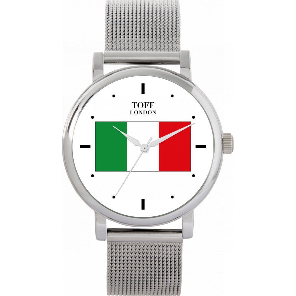 Ladies Italy Flag Watch