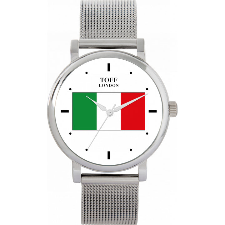 Ladies Italy Flag Watch