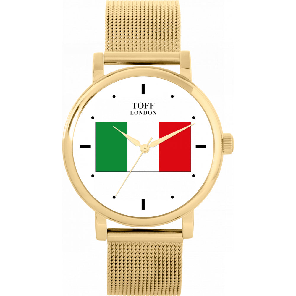 Ladies Italy Flag Watch