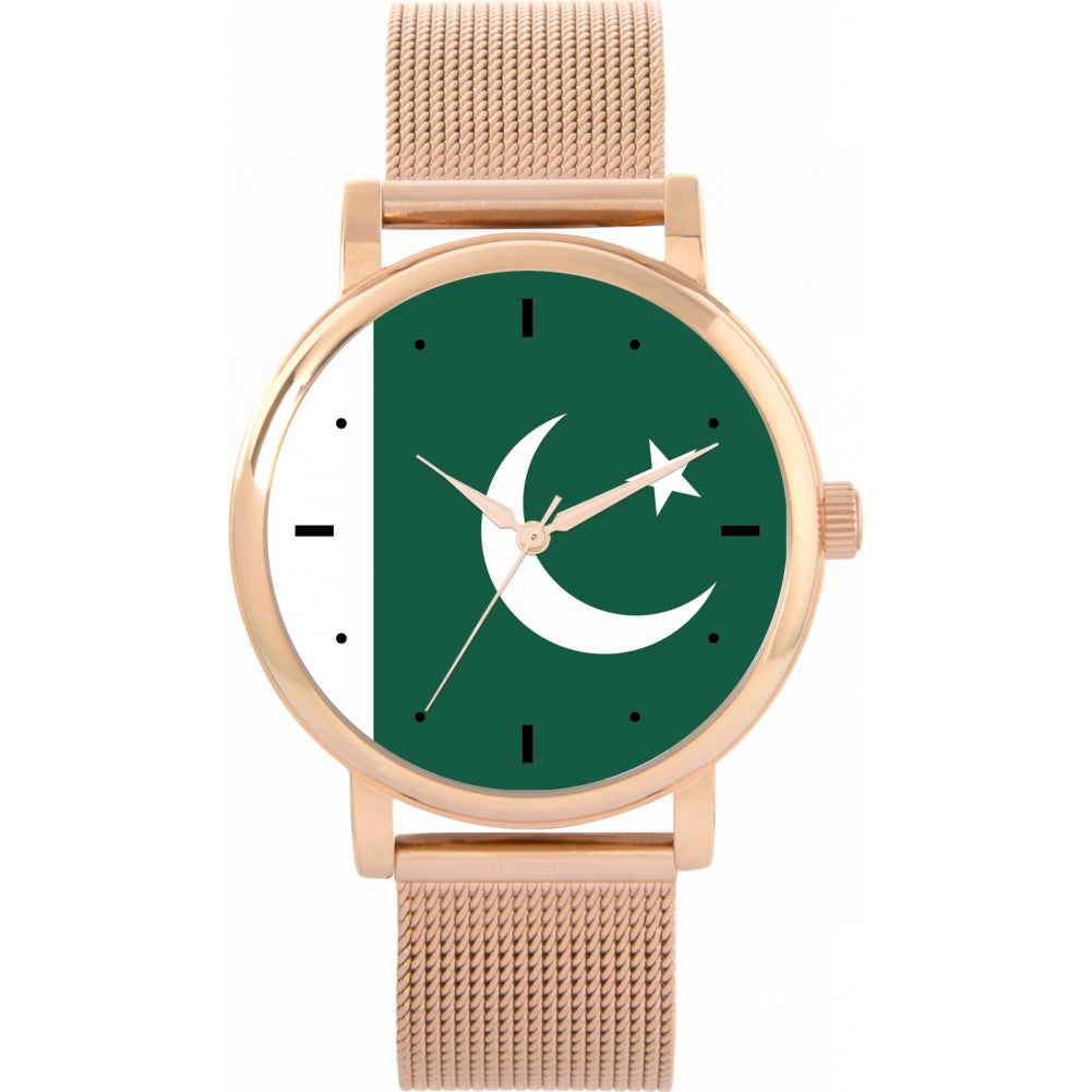 Ladies Pakistan Flag Watch