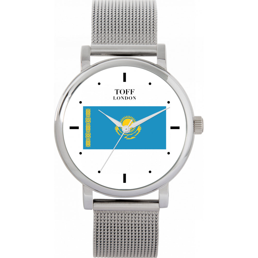 Ladies Kazakhstan Flag Watch