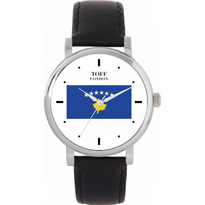 Ladies Kosovo Flag Watch