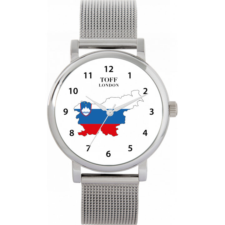 Ladies Slovenia Flag Watch