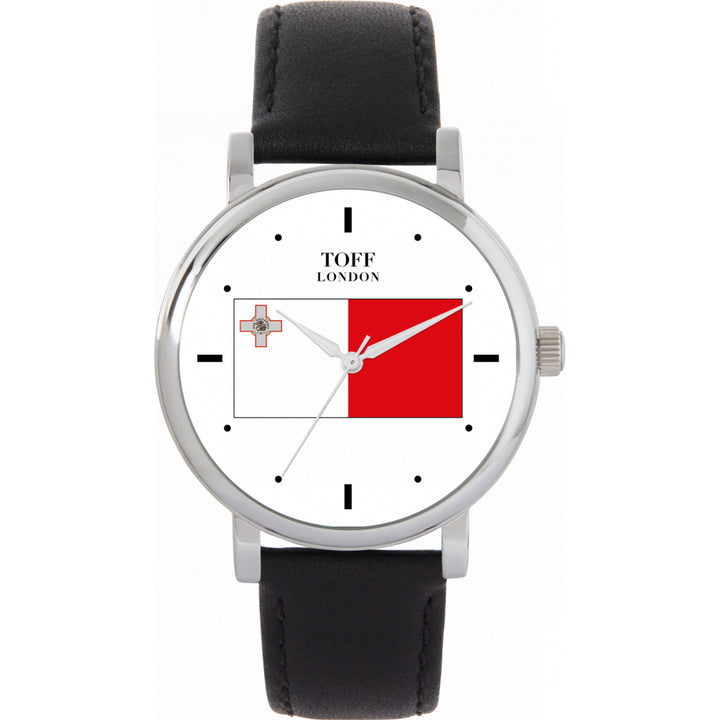 Ladies Malta Flag Watch