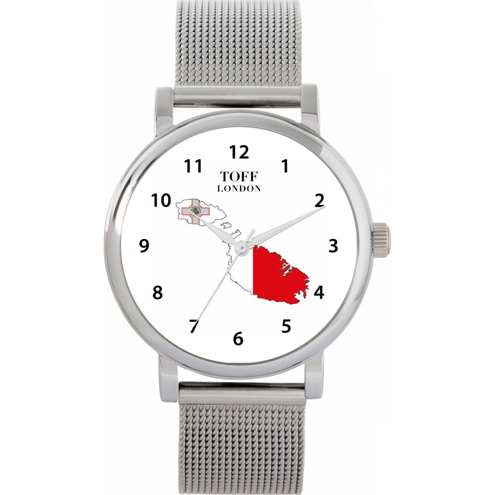 Ladies Malta Flag Watch