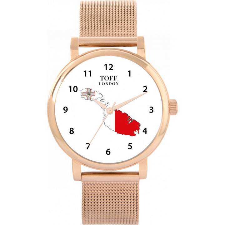 Ladies Malta Flag Watch